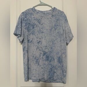 Lululemon All Yours Tee-  Blue Marble print